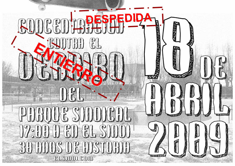 Entierro del parque sindical